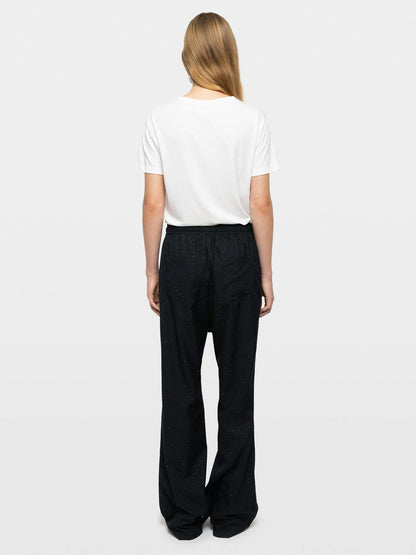 Poma Straight Leg Strass Pant In Encre by Zadig & Voltaire - view 3