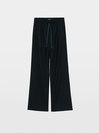 Poma Straight Leg Strass Pant In Encre by Zadig & Voltaire - view 4