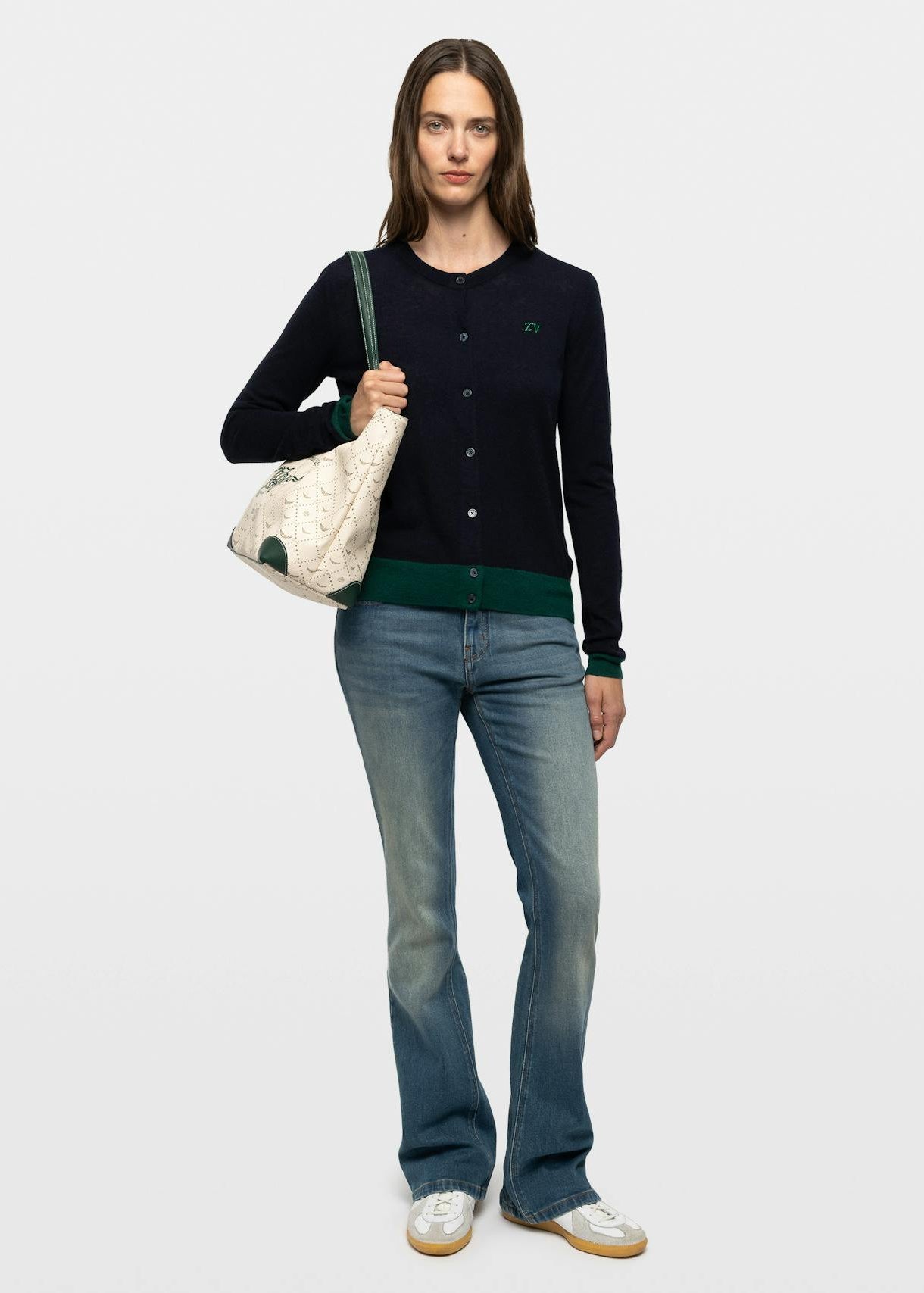 Missya Cp Bico Cardigan In Encre by Zadig & Voltaire - view 1