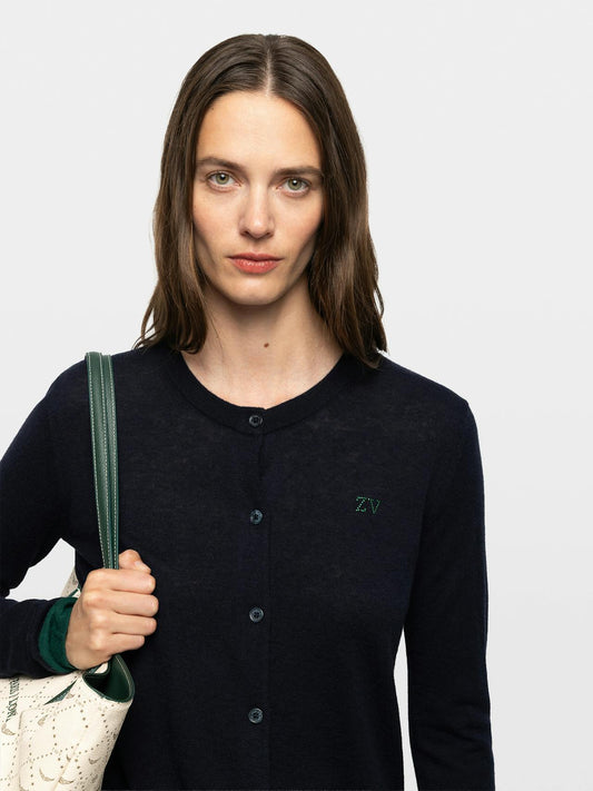 Missya Cp Bico Cardigan In Encre by Zadig & Voltaire - view 2