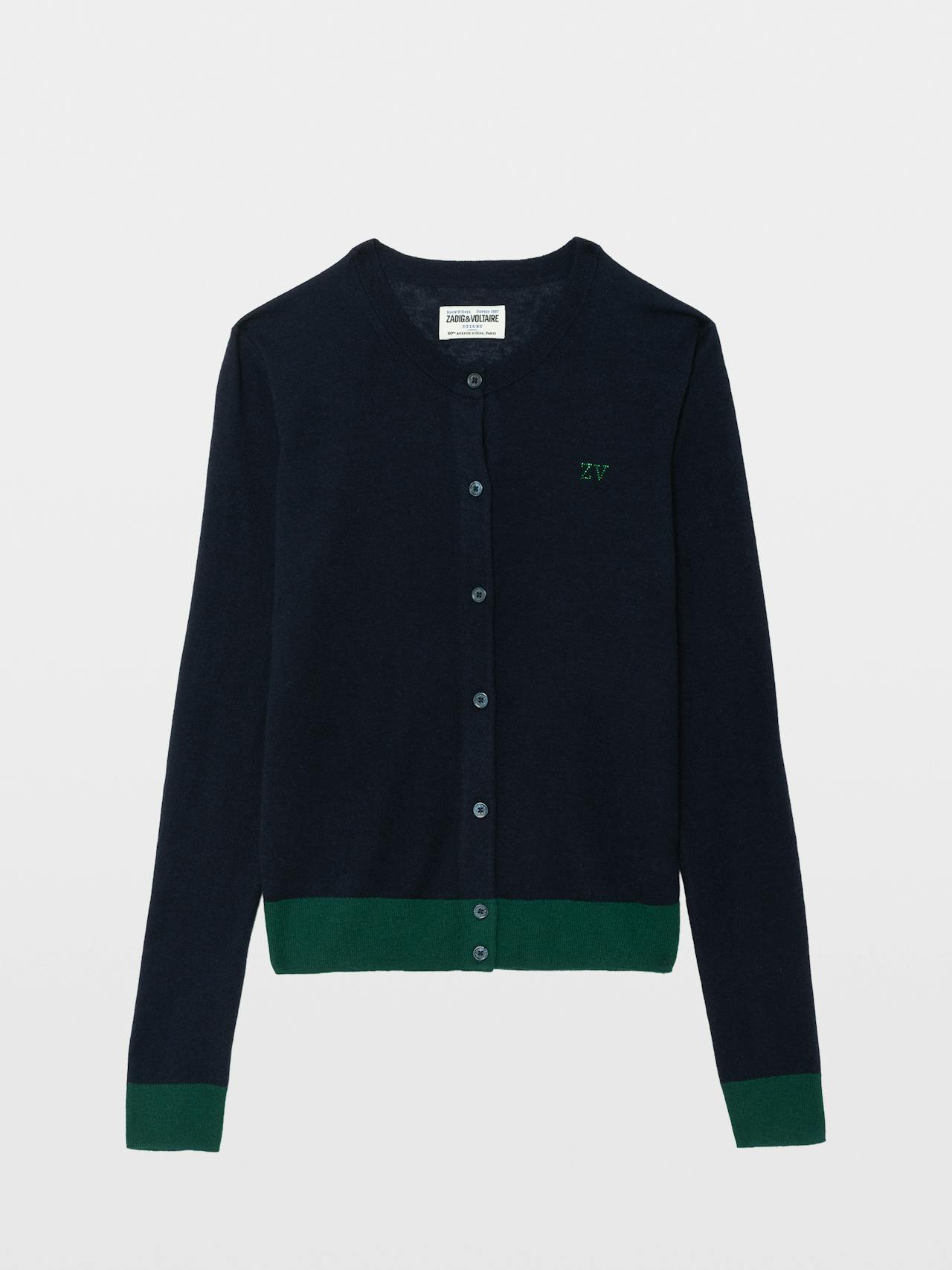 Missya Cp Bico Cardigan In Encre by Zadig & Voltaire - view 3