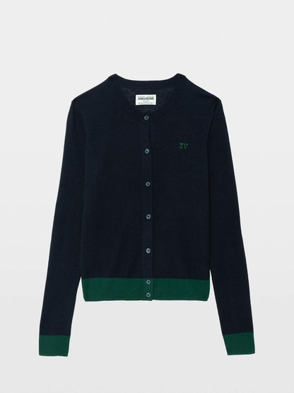 Missya Cp Bico Cardigan In Encre by Zadig & Voltaire - view 3