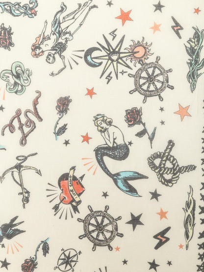 Kerry Tattoo Scarf In Flash by Zadig & Voltaire - view 4
