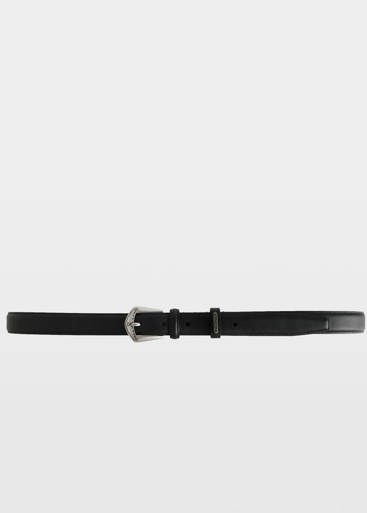 Jim 25Mm Smooth Leather Belt In Black by Zadig & Voltaire - view 1