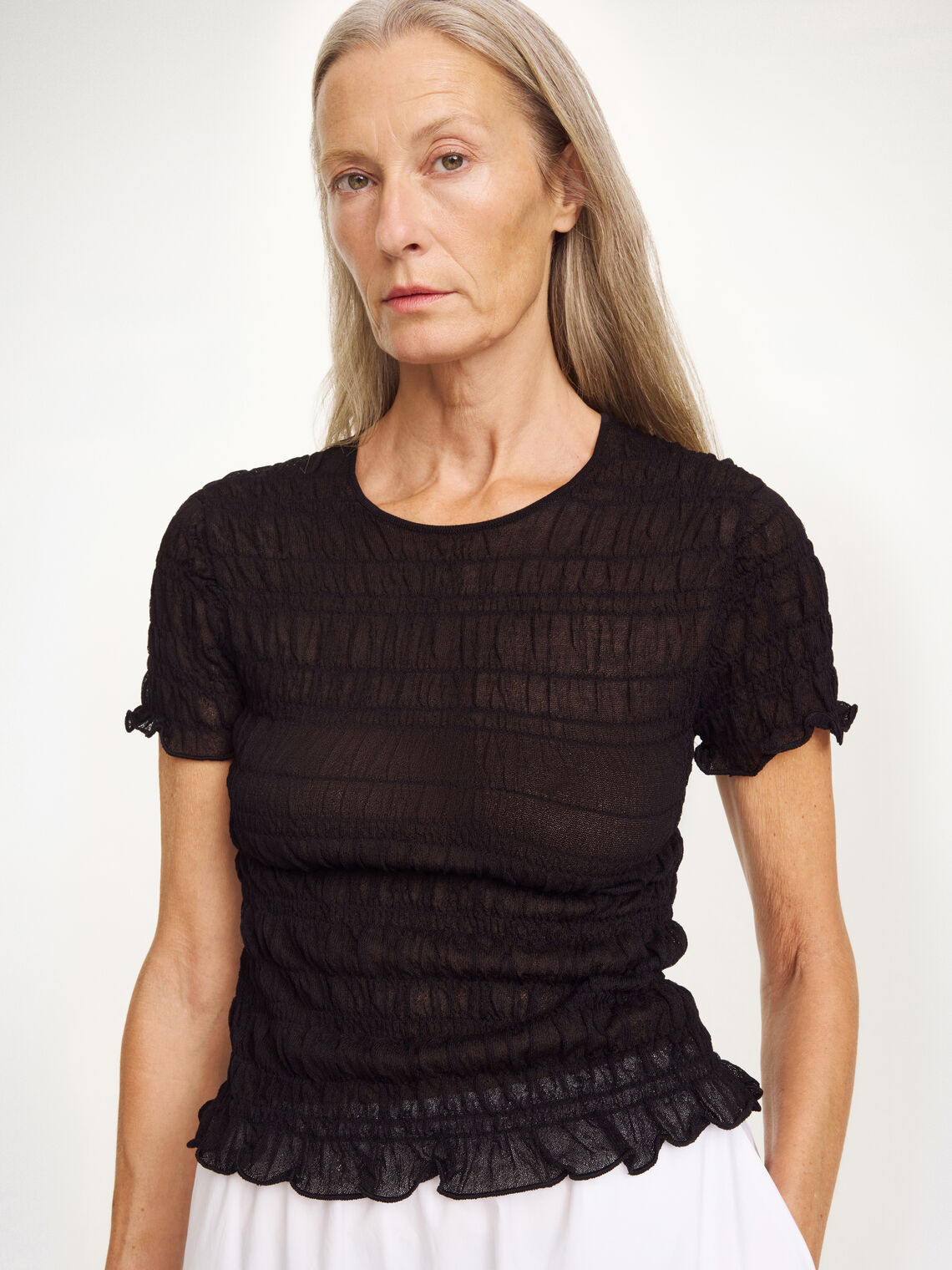 ELLA KNITTED T-SHIRT