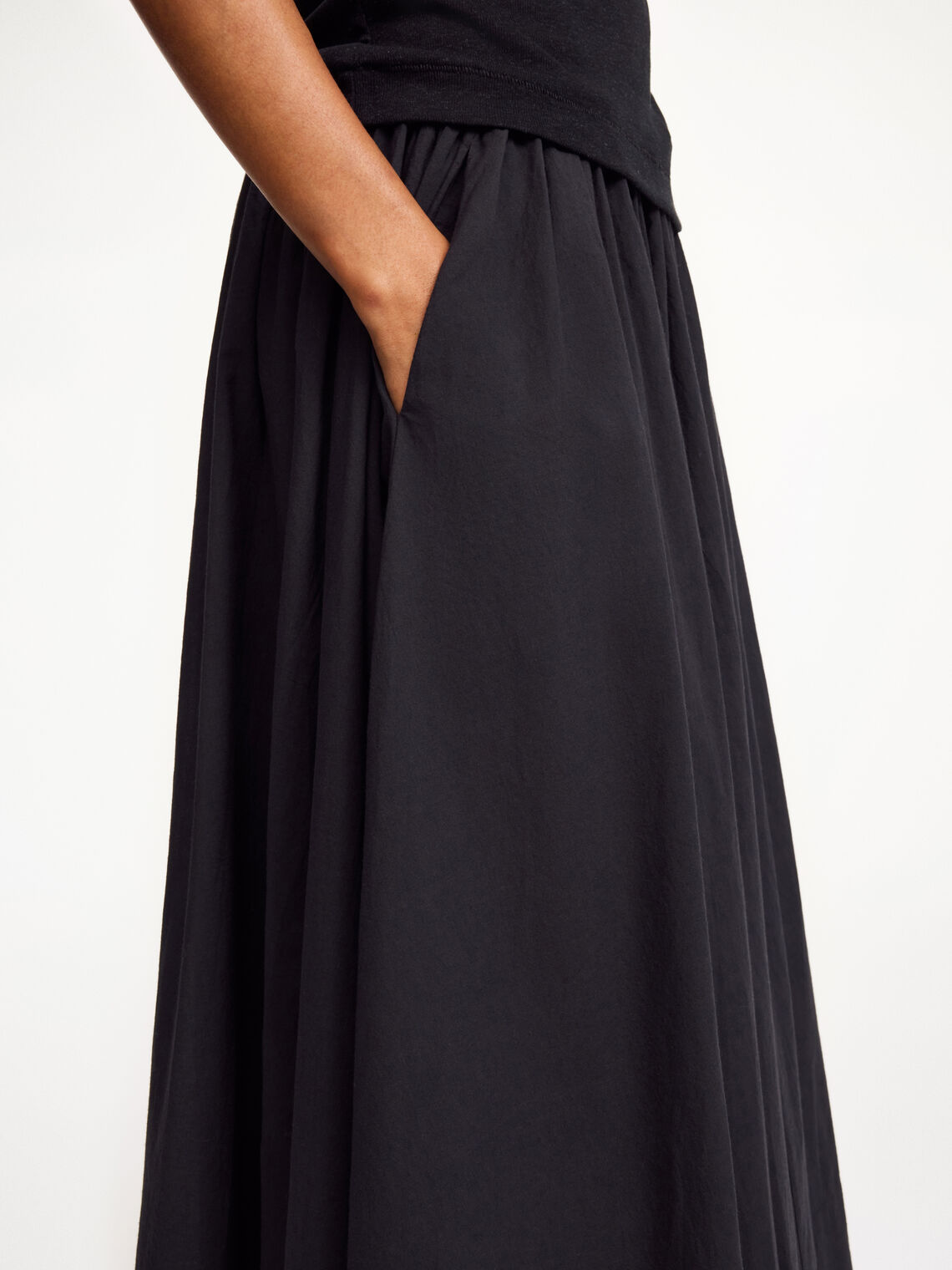 PHEO ORGANIC COTTON VOLUMINOUS  A-LINE SKIRT