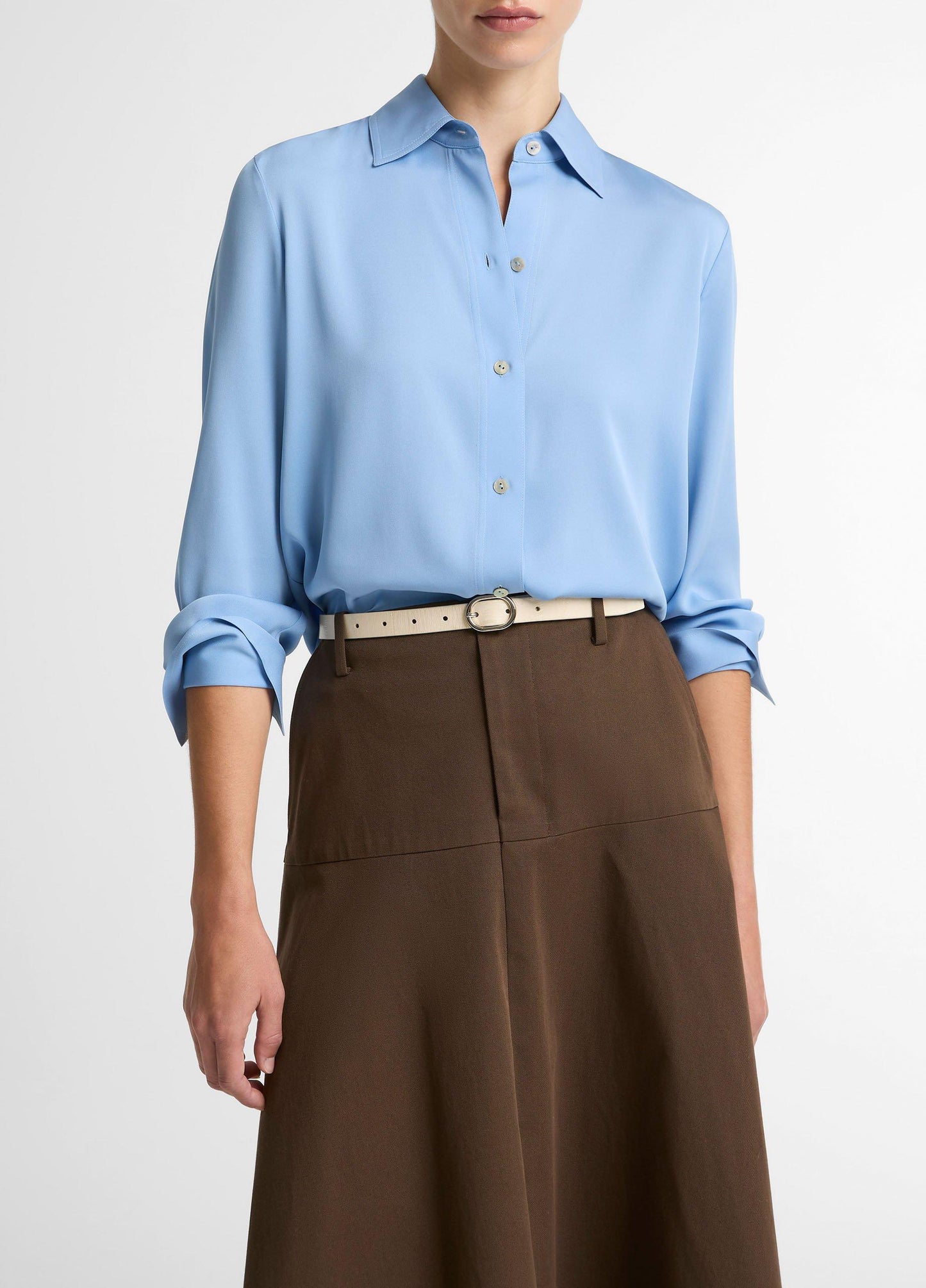 L/S BUTTON DOWN BLOUSE HYDRA