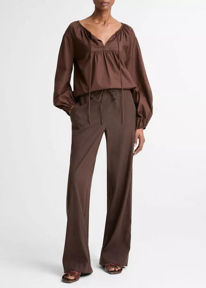 MID RISE SUMMER DRAWSTRING PANT CLOVE