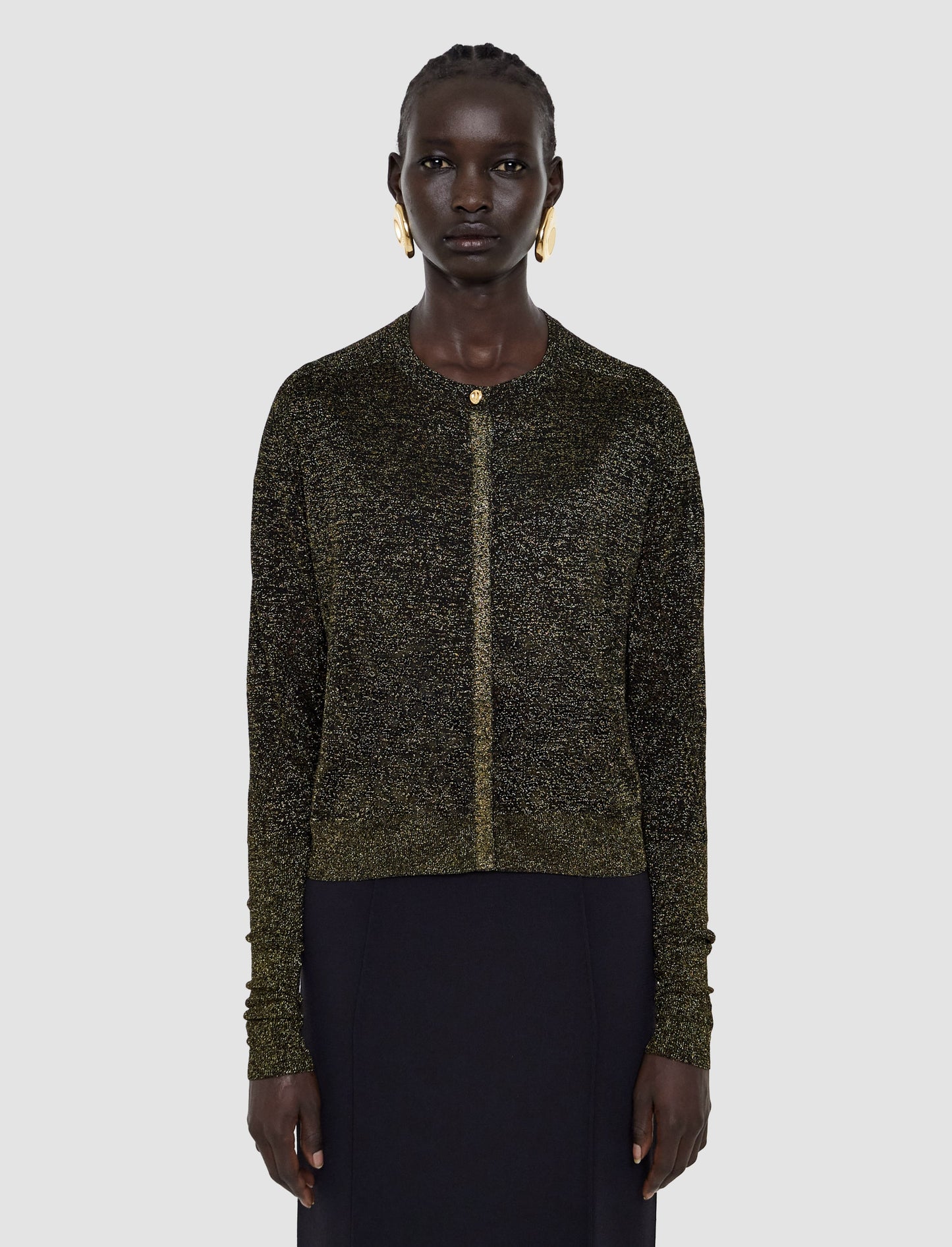 TASSE CARDI LUREX KNIT