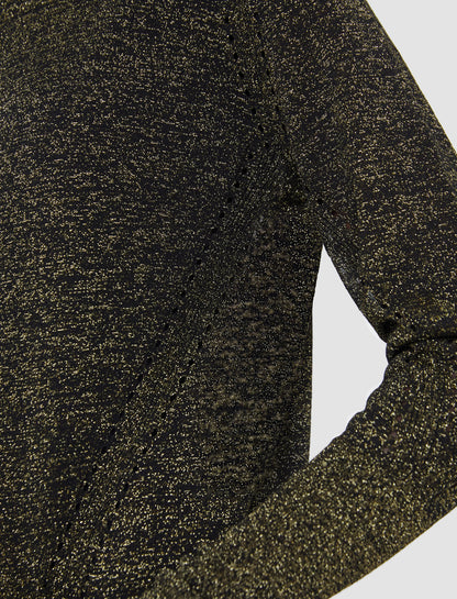 TASSE CARDI LUREX KNIT