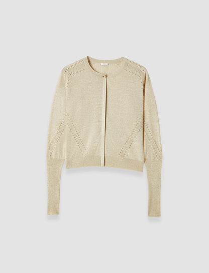 TASSE CARDI LUREX KNIT