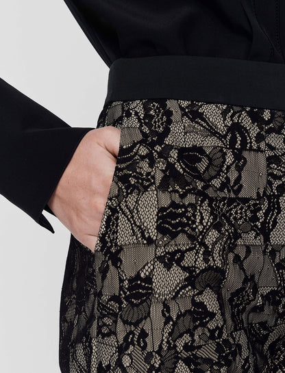 TOKYO PANT WITH PATCHWORK LACE
