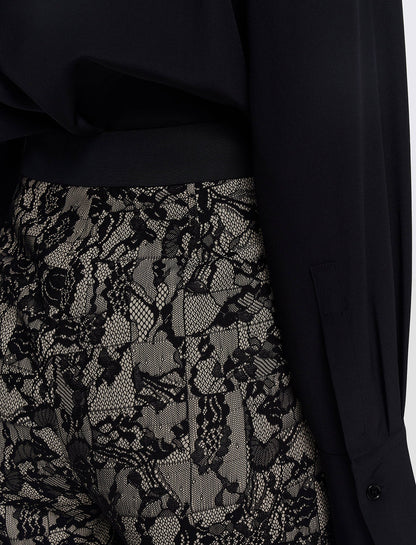 TOKYO PANT WITH PATCHWORK LACE