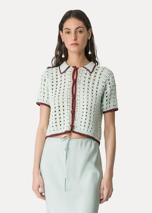 CABLE LUXE HANDMADE CROCHET CARDIGAN
