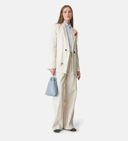 "EN FLEUR" EMBROIDERY CROPPED SHIRT