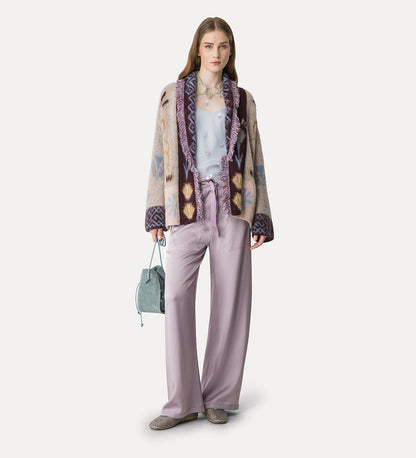 ENVERS SATIN CARGO TROUSERS