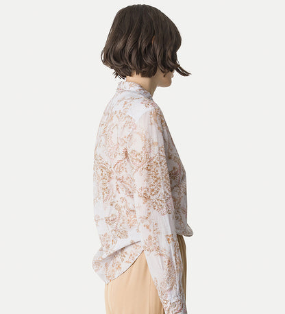 "FORGET ME NOT"  VOILE REGULAR SHIRT