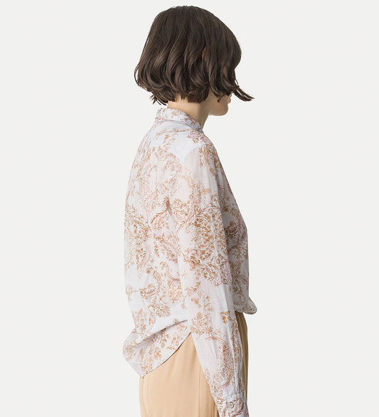 "FORGET ME NOT"  VOILE REGULAR SHIRT
