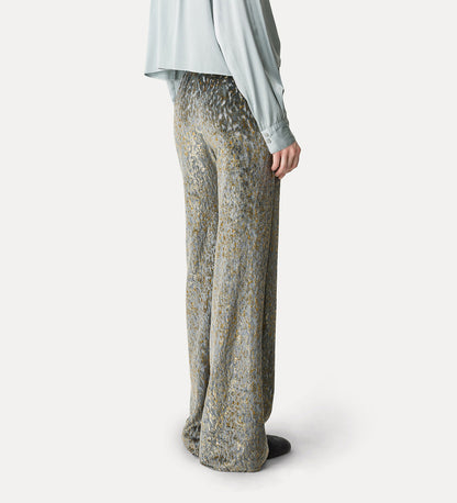 FLARED TROUSERS IN "EN RÊVE" FIL COUPÉ