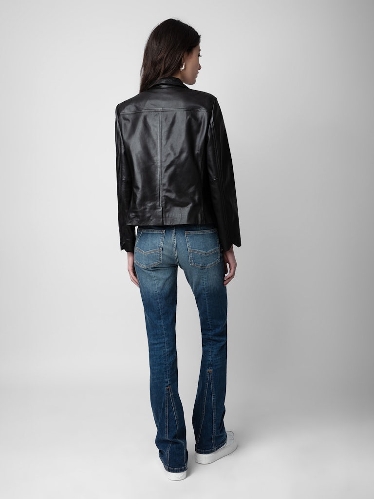 LIAM PERM LEATHER JACKET