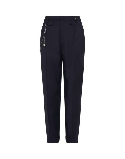 CONCISE TAILORED PANT WITH DOUBLE TICKET POCKET