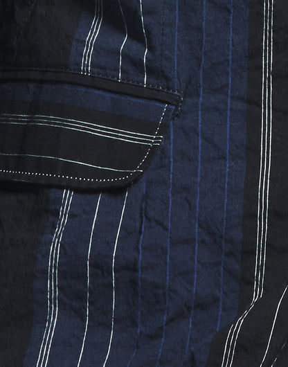 HEARSAY PINSTRIPE BLUE JACKET