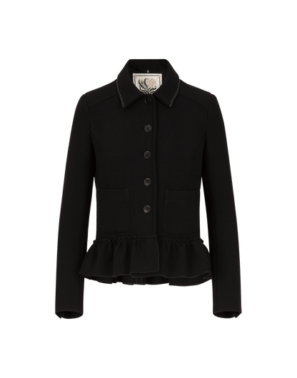 PORTRAIT BOXY JACKET W PEPLUM