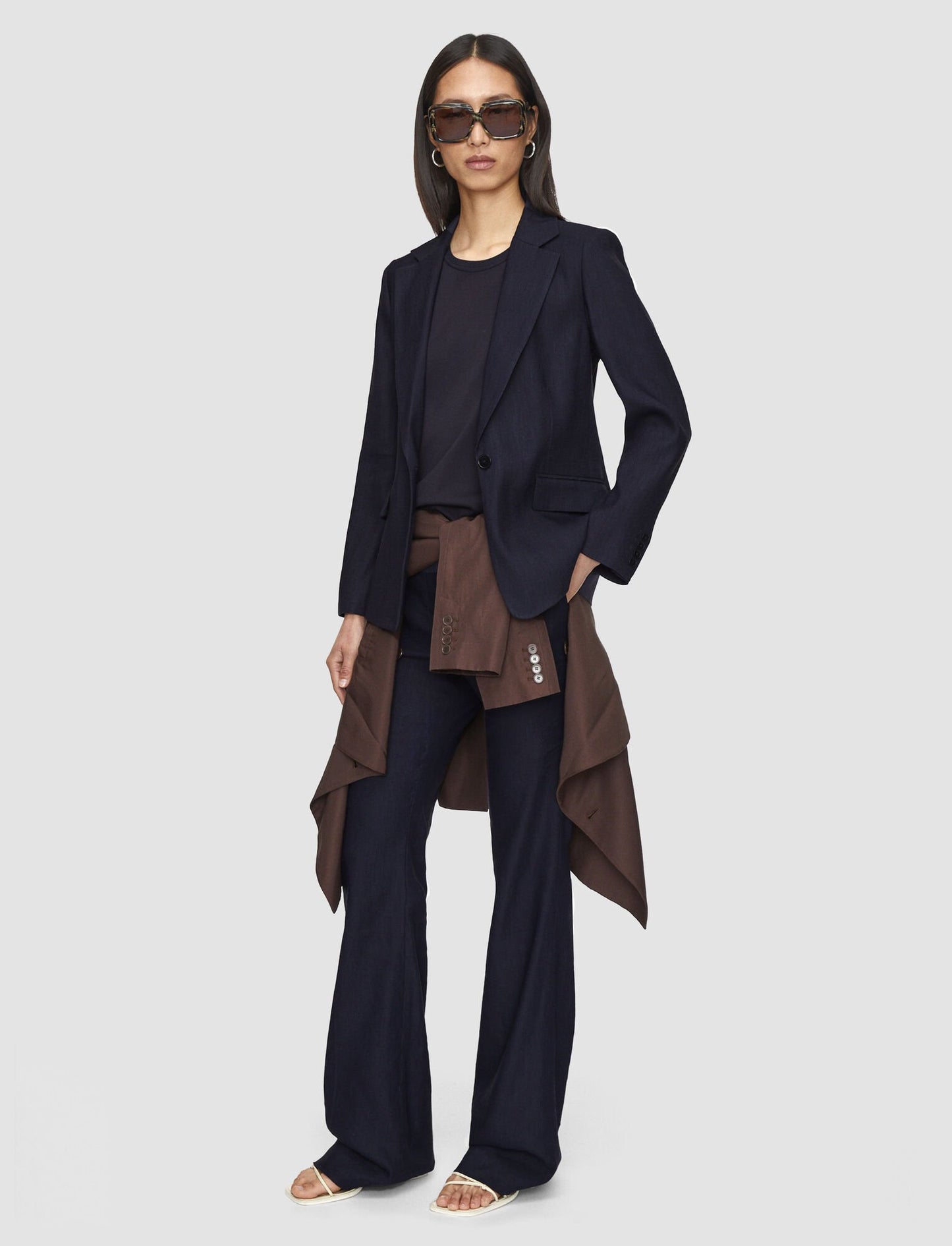 MARTY STRETCH LINEN BLAZER