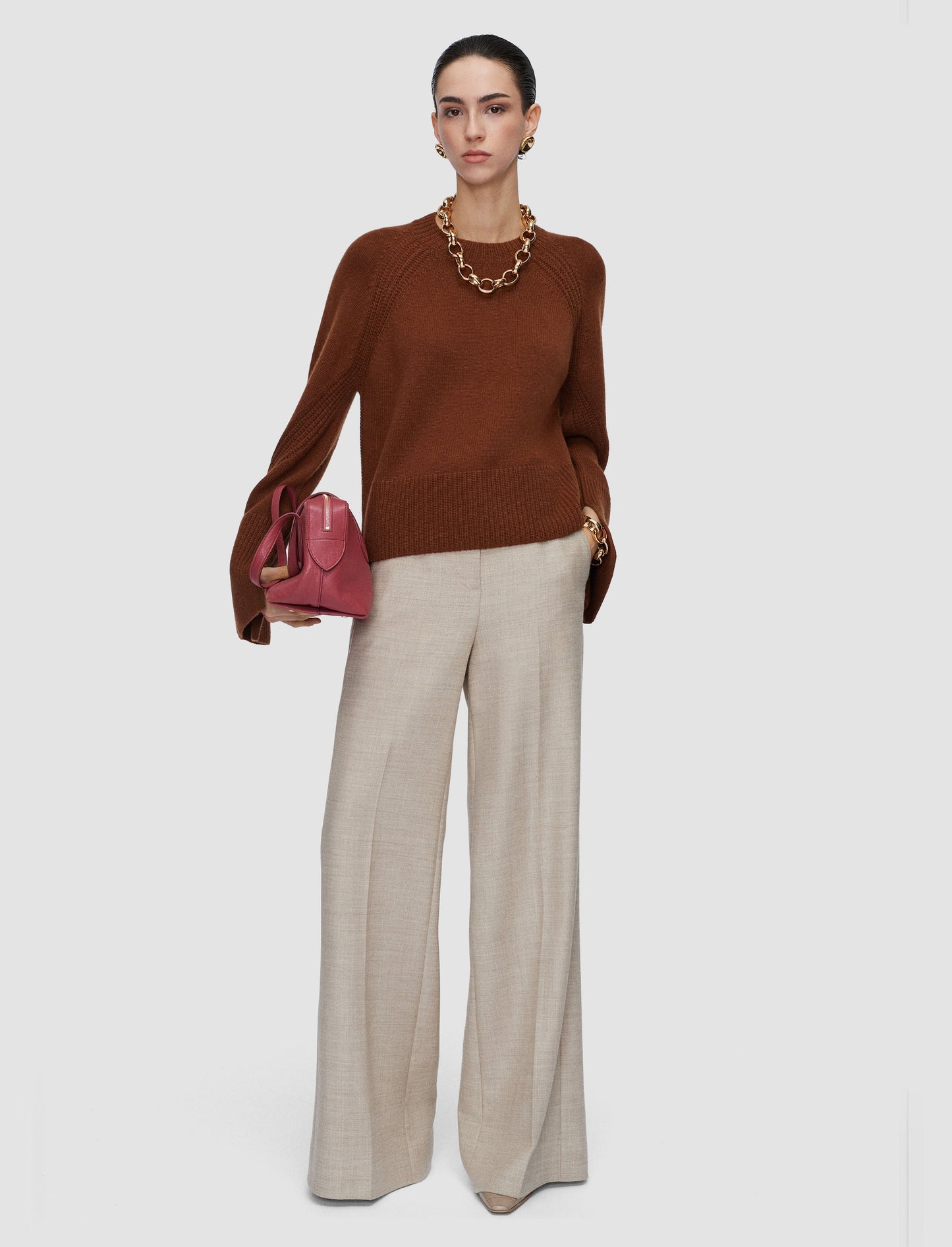 MAPLE TOP PURE CASHMERE CINNAMON