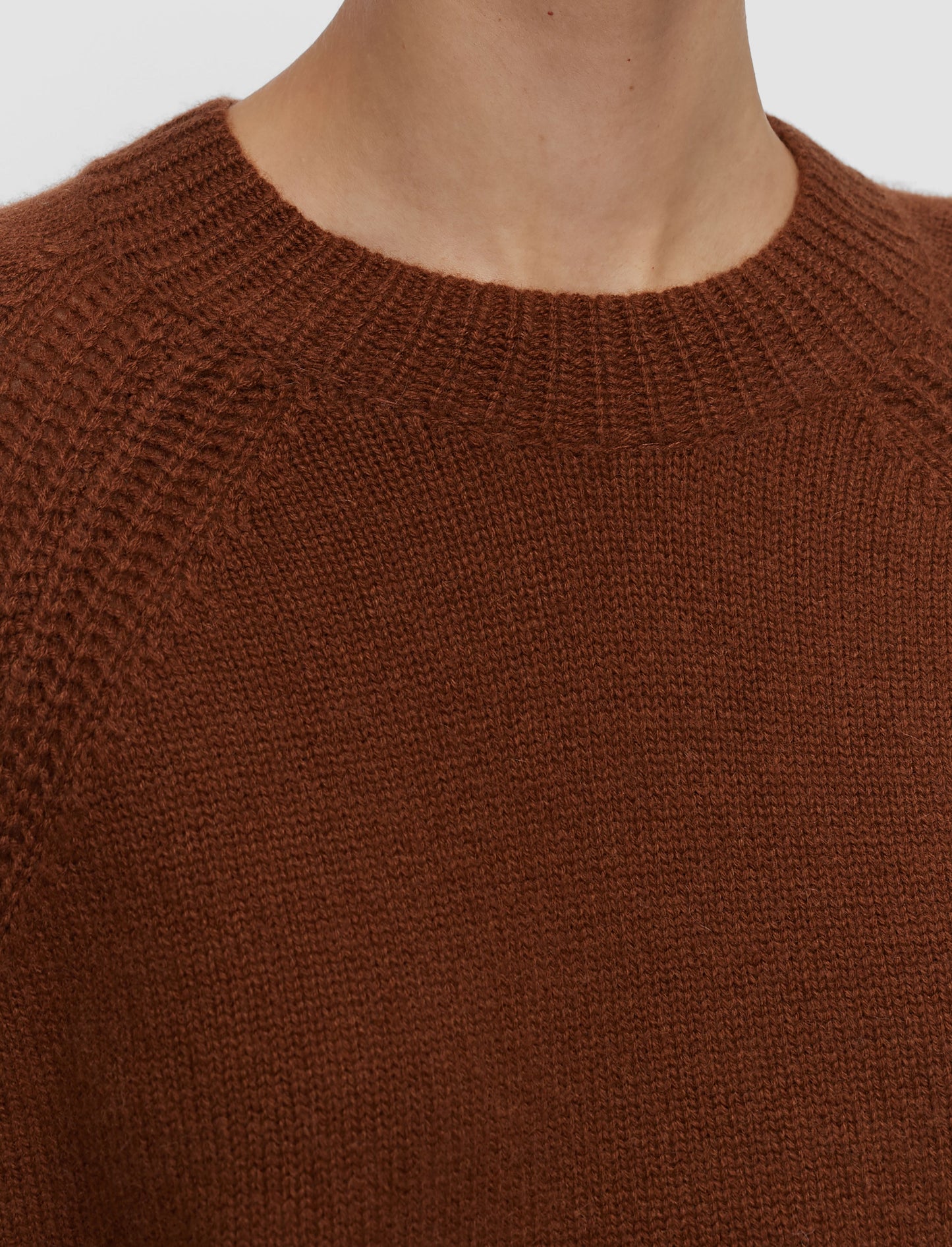 MAPLE TOP PURE CASHMERE CINNAMON