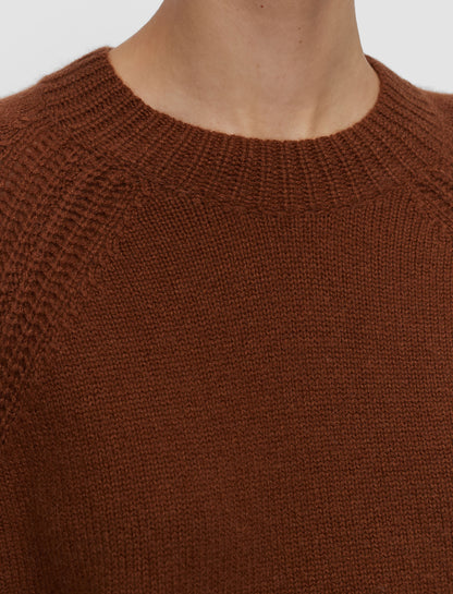 MAPLE TOP PURE CASHMERE CINNAMON