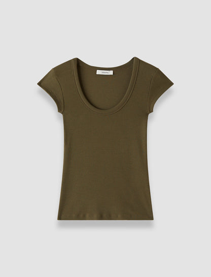 SABA COTTON RIB TOP