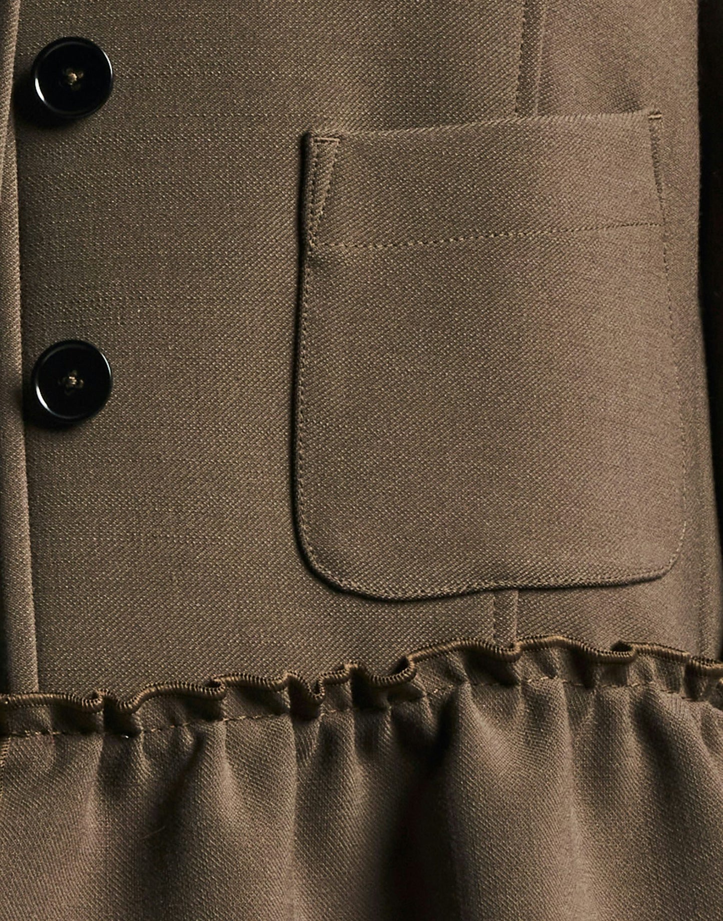 PORTRAIT BOXY JACKET W PEPLUM