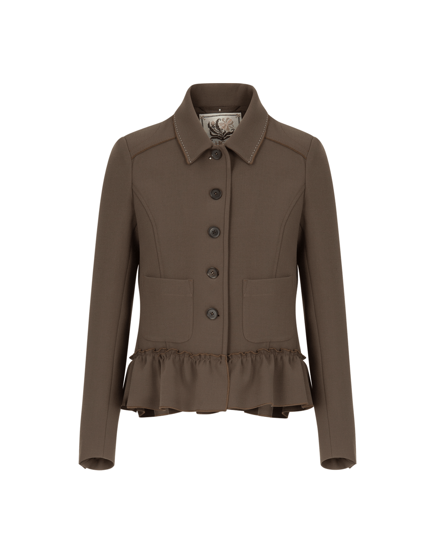 PORTRAIT BOXY JACKET W PEPLUM