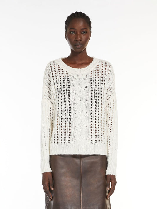 GRAMMO VIRGIN WOOL CABLE KNIT SWEATER