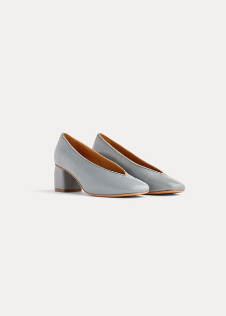 NAPPA LEATHER DECOLLETE SHOES QUARZO