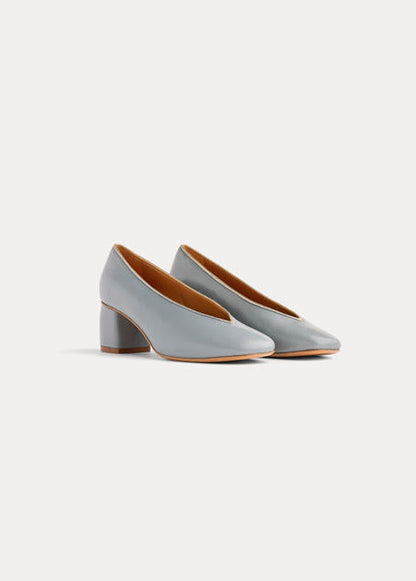 NAPPA LEATHER DECOLLETE SHOES QUARZO