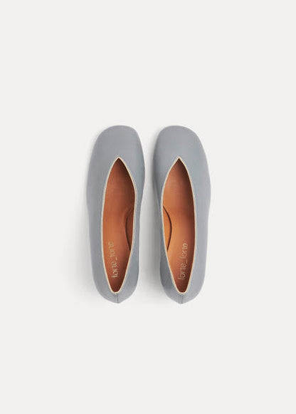 NAPPA LEATHER DECOLLETE SHOES QUARZO