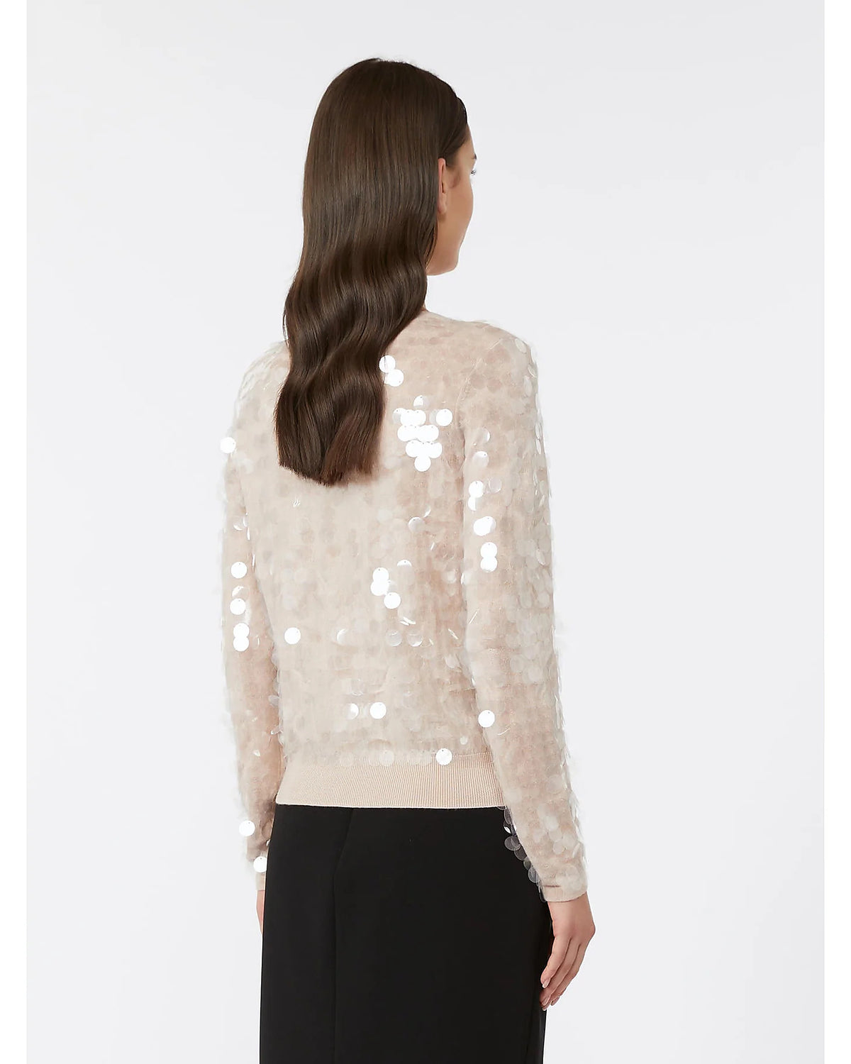 Necton Virgin Wool Cardigan In Pink by Max Mara - view 3