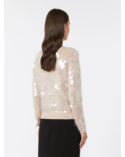 Necton Virgin Wool Cardigan In Pink by Max Mara - view 3