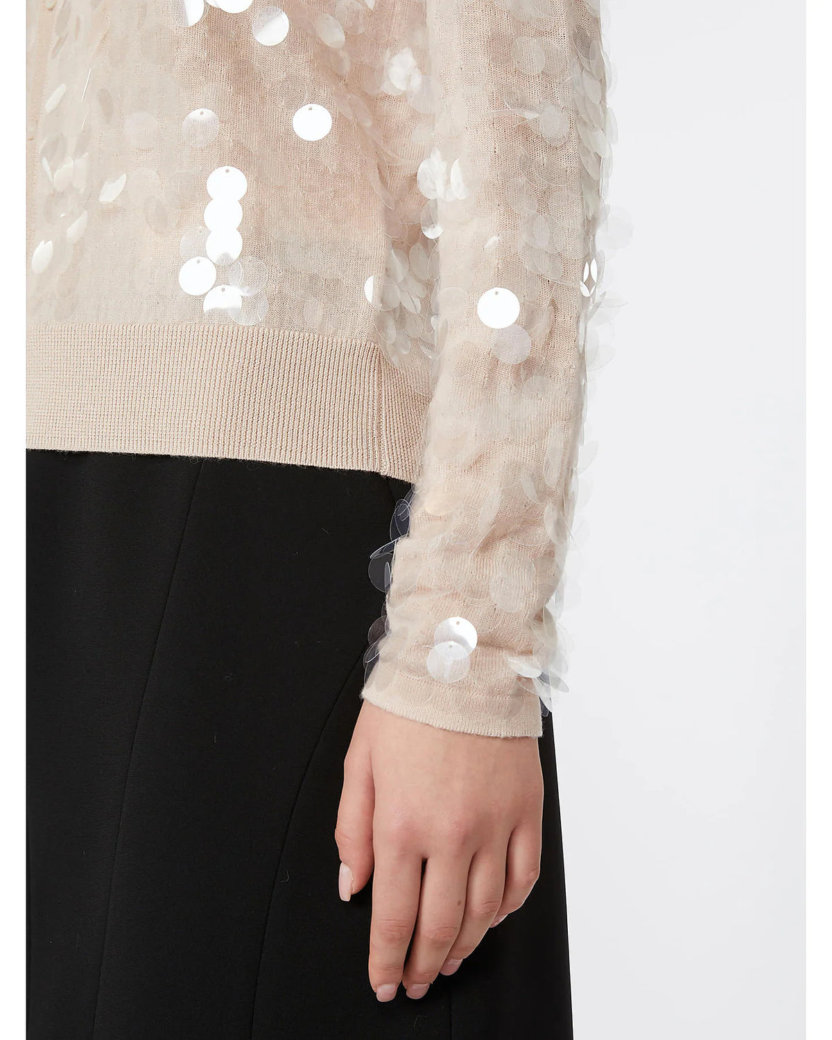 Necton Virgin Wool Cardigan In Pink by Max Mara - view 2