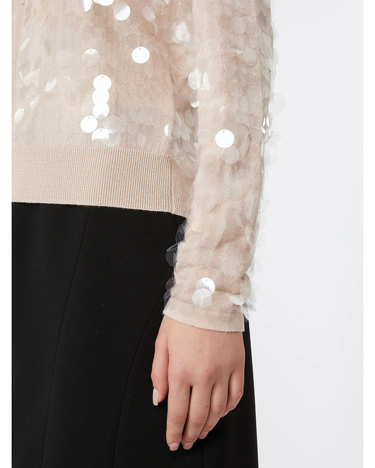 Necton Virgin Wool Cardigan In Pink by Max Mara - view 2