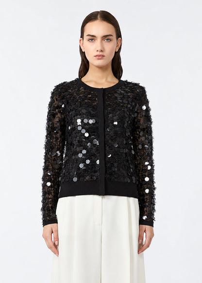 Necton Virgin Wool Cardigan In Black by Max Mara - view 1