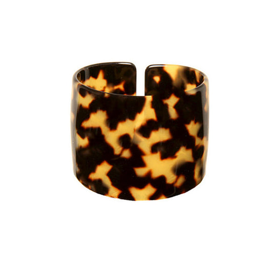 MEDIUM TORTOISESHELL CUFF BRACELET 5CM