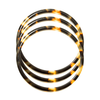 TRIOS TORTOISESHELL BANGLES