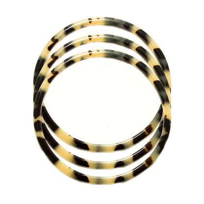TRIOS TORTOISESHELL BANGLES