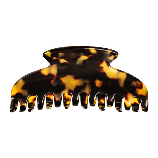 ABRIELLE EXTRA LARGE TORTOISESHELL CLAW CLIP
