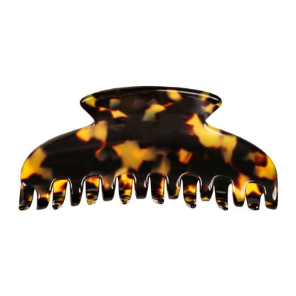 ABRIELLE EXTRA LARGE TORTOISESHELL CLAW CLIP