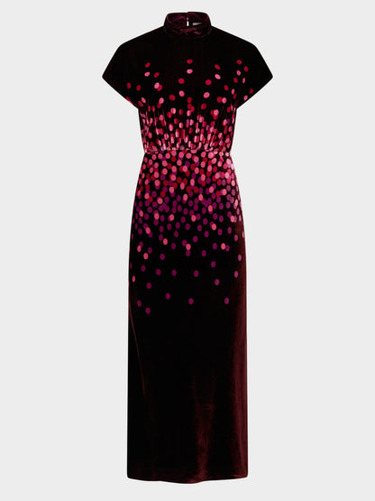 Fabienne-B Dress In Starlight Berry Plmt by SALONI - view 5