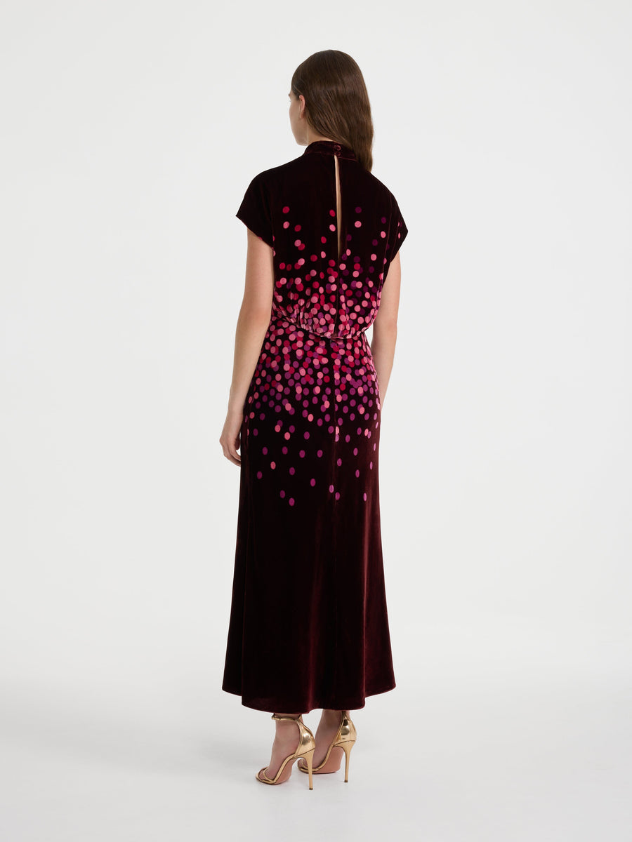Fabienne-B Dress In Starlight Berry Plmt by SALONI - view 2